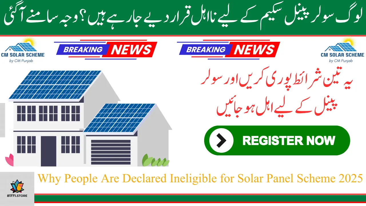 Why People Are Ineligible for the Free Solar Panel Scheme 2025: Latest Update