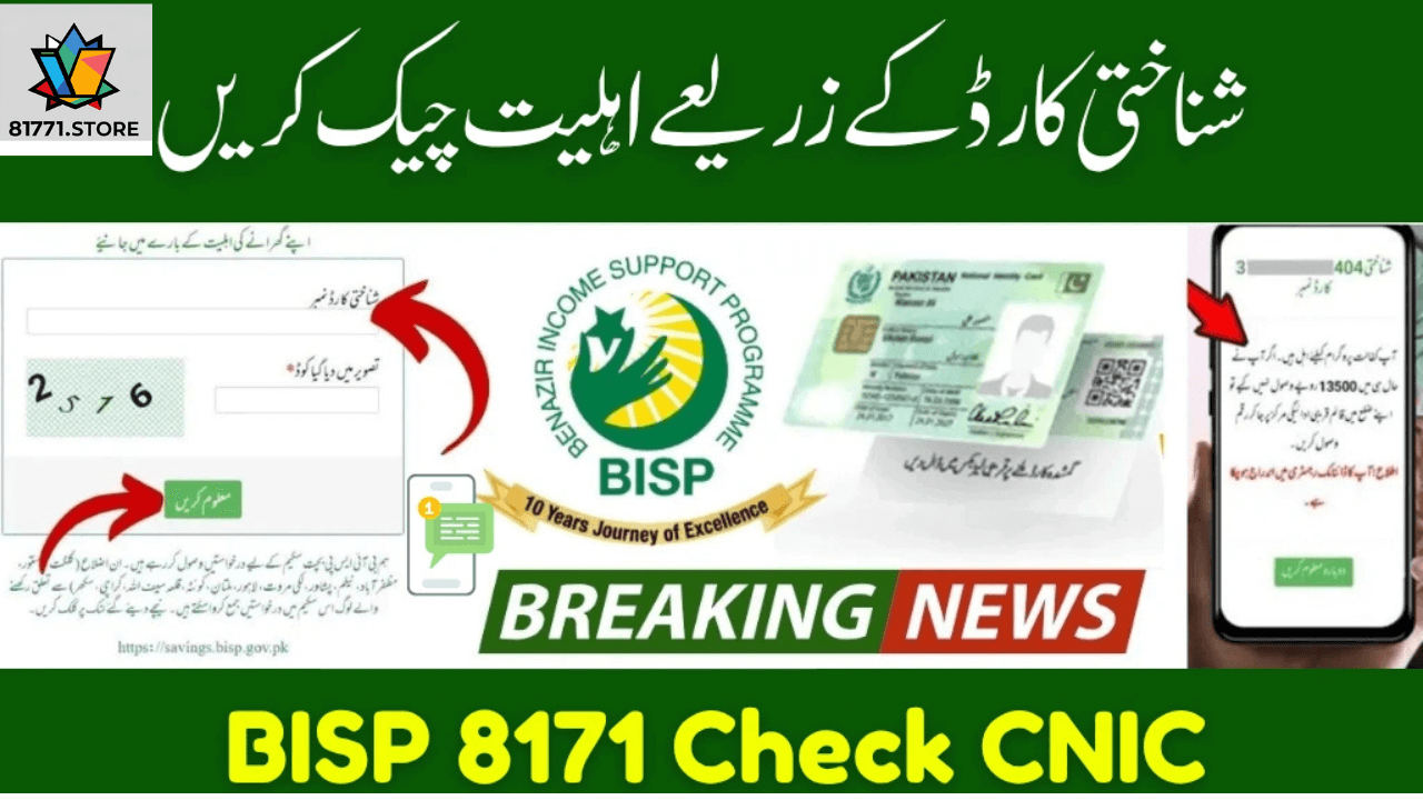 How to Verify BISP Eligibility Through the 8171 Portal Online Method